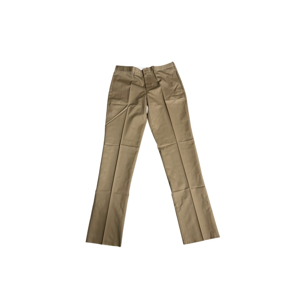 406. Lands' End Men's Traditional Fit Dress Pants Tan Size 37 Formal Chino Pants